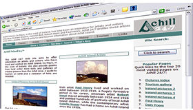 Achill247 web site, created by Digital Acla